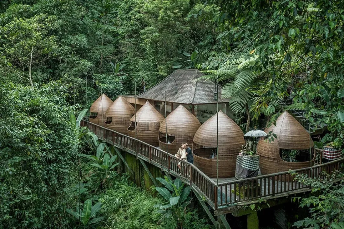 Wanna Jungle Pool and Bar at The Kayon Jungle Resort in Ubud